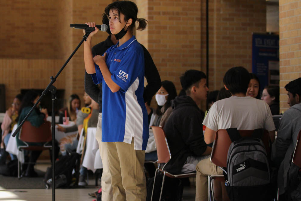 Tea with Teik event includes pizza, boba and discussion about future campus plans